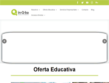 Tablet Screenshot of inqba.edu.mx